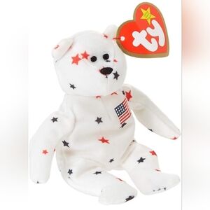 NWT,TY McDonald's Teenie Beanie Babies,Glory the Bear,1997(tag error 199…